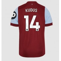 Camisa de time de futebol West Ham United Mohammed Kudus #14 Replicas 1º Equipamento 2023-24 Manga Curta